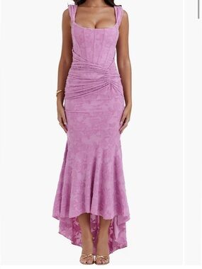 House of CB Cesca Floral Ruched Dress